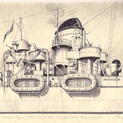 1943 - Incrociatore leggero 'Pompeo Magno' 